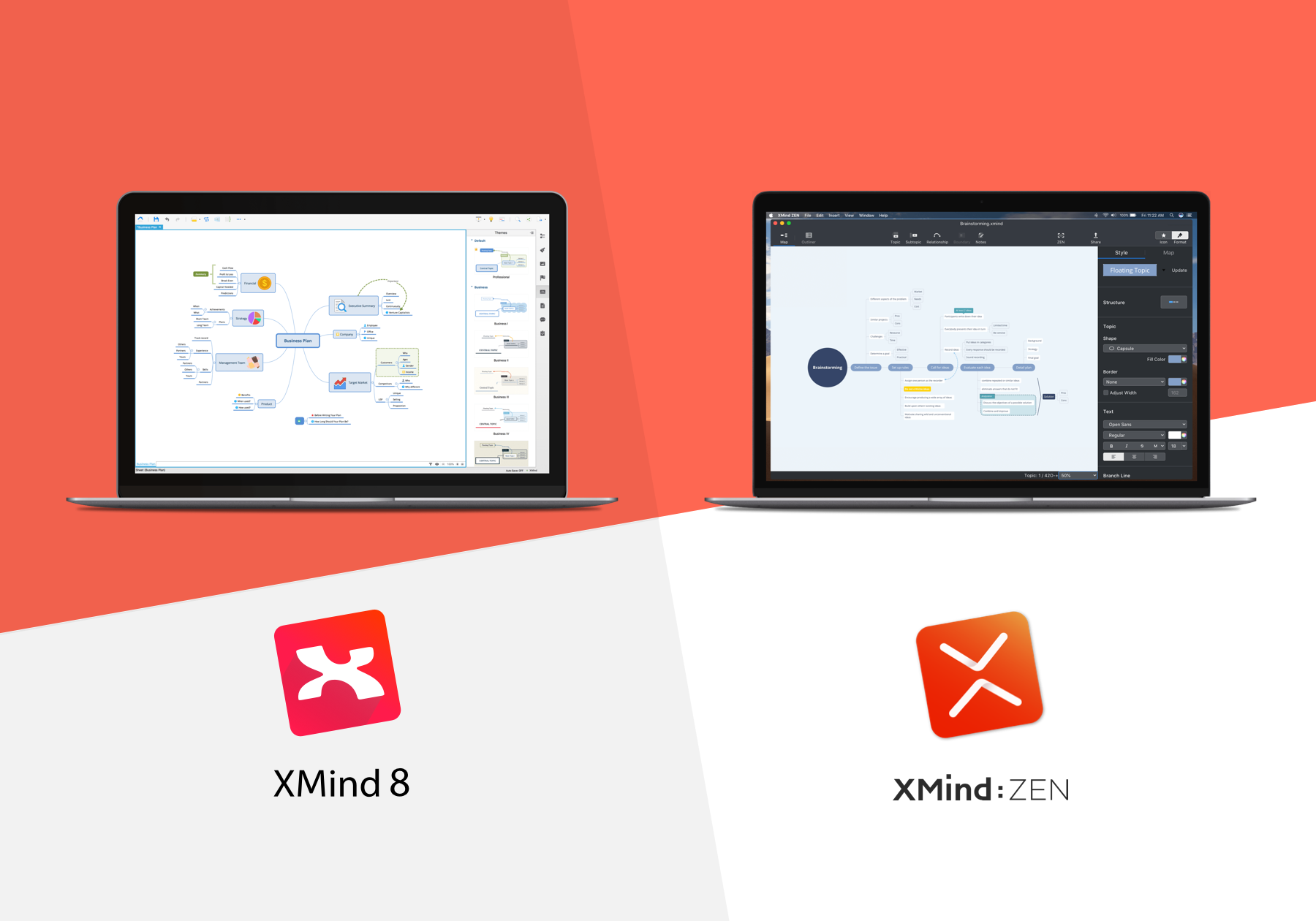思维导图时代来临！XMind 8 VS Xmind：ZEN 谁能更胜一筹？