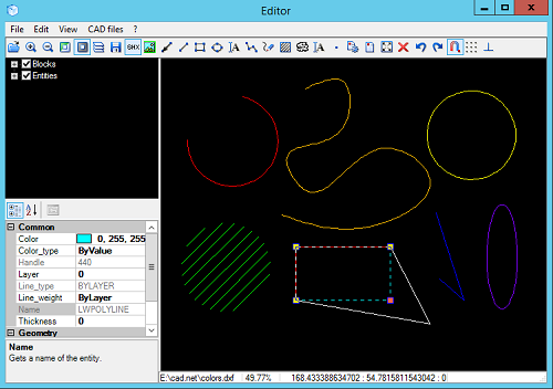 CAD .NET示例