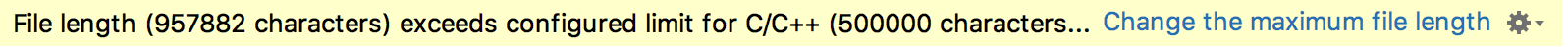跨平台IDE集成开发环境Clion入门教程（二十二）：文件大小和长度限制