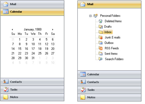 VIBlend Accordion Navigation Pane control for Windows Forms