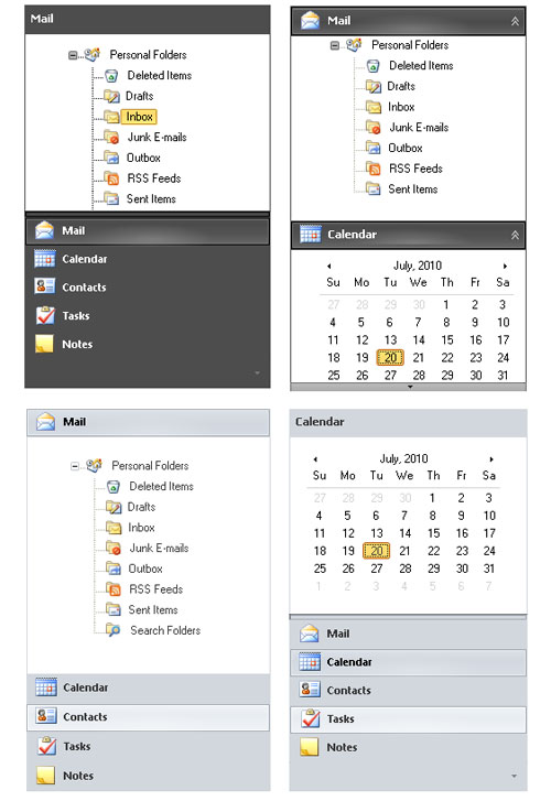 Office 2010-style Navigation controls for Windows Forms