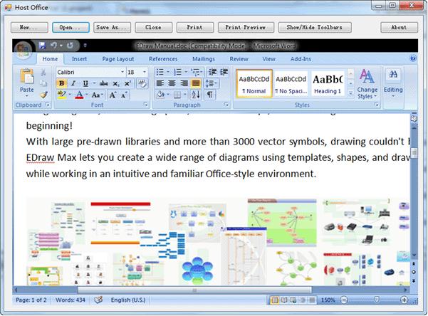 Edraw Office Viewer应用——用VB.NET添加MS Word文档